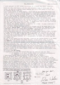 STOIC newsletter Easter 1993
